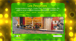 Desktop Screenshot of campingpeupliers.fr