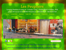 Tablet Screenshot of campingpeupliers.fr